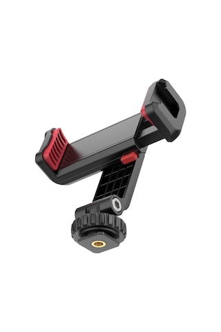 Konesam Siyah Plastik Telefon Tutucu, 360 Açı Ayarlı, Çift Soğuk Ayaklı, 6-9cm Genişlik Aralığı, Kolay Kilitlenme, Hafif Ve Taşınabilir