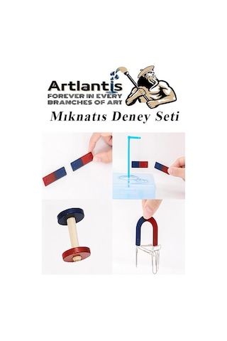 Mıknatıs Seti 10 Parça 1 Paket Deney Malzemesi Okul Projeleri İçin Manyetik U I Araba Halka Mıknatıs Deney Oyun Seti