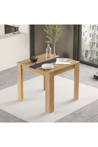 Robin Home Lena Yemek Masası 80x80 Sepet-antrasit