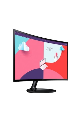 Samsung Uyumlu Essential LS24C362EAUXUF 24" 4 Ms 75 Hz Full HD Curved Monitör (Teşhir)