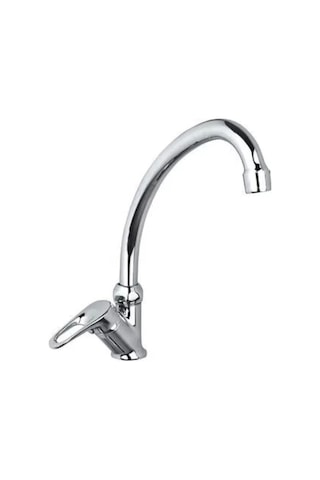 Mintev Aç Kapa Mix Mermerden Tek Su Girişli Lavabo Mutfak Bataryası Krom