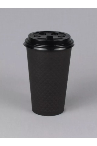 Softhomecraft Kağıt Bardak İki Katmanlı 400 Ml 10 Adet, Kapaklı 173946822 100 adet