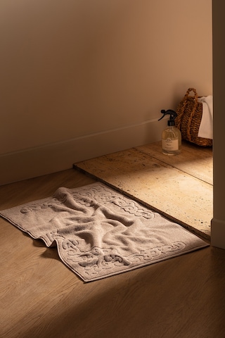 Orlena %100 Pamuk Ayak Havlusu - Vizon - 50x70 Cm Toprak