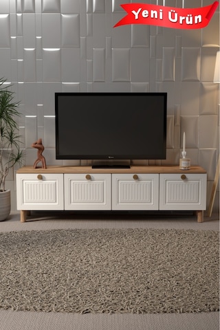 Bohem 180 Cm Mdf Kapak Tv Ünitesi Çam