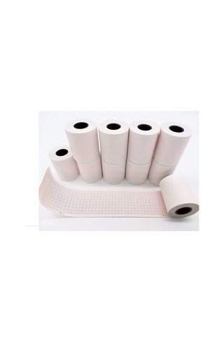 4,9 Cm X 20 M Ekg Kagıdı 20 Metre 5 Rulo Çizgili