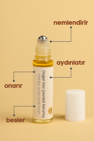 Doğal Göz Çevresi Serumu 10 Ml - Koyu Halkalar Ve İnce Çizgilere Karşı Aydınlatıcı Bakım Yağı