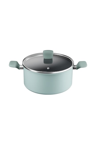 Tefal 2100143071 Halo Okaliptus Derin Tencere 24 Cm + Kapak Y