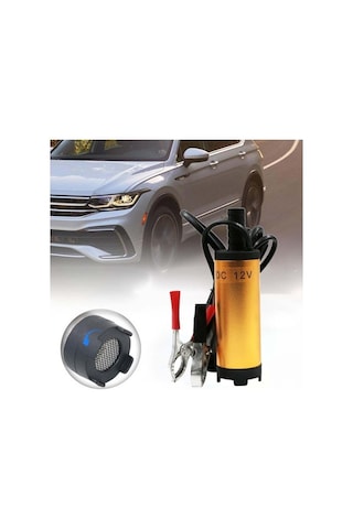 Pazly Yakıt Transfer Pompası Suntek Dizel Yakıt Pompası Altın-12v 38mm Rq