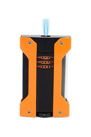Conquistador Tek Torch Pürmüz Turuncu Siyah Defi Extreme Dizayn Metal Puro Çakmağı Cnq-025