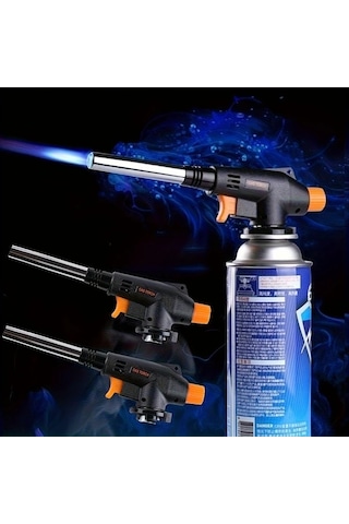 Trendooze Gaojunshop01 Kamp & Ev Gazlı Üfleç, Derin Alev Ayarı, Koyu Gri Koyu Gri