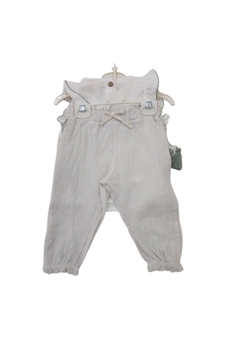 Babydoll 2li Takım Via Yeşil-ekru-12207 Açık Gri