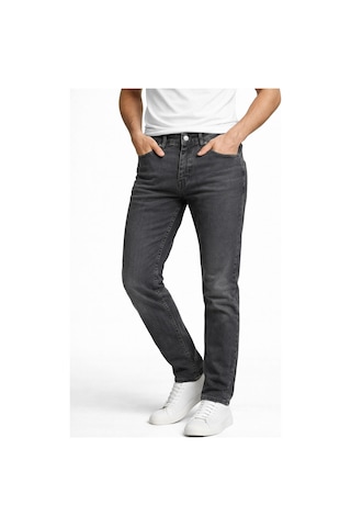 Classics Men Erkek Slim Fit Dar Paça Esnek Likralı Denim Jeans Kot Pantolon 7573 Füme