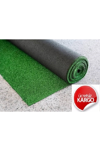 Çim Halı - En 2 Metre - Boy 5 Metre Çimhalı Paspas Suni Yapay Bah