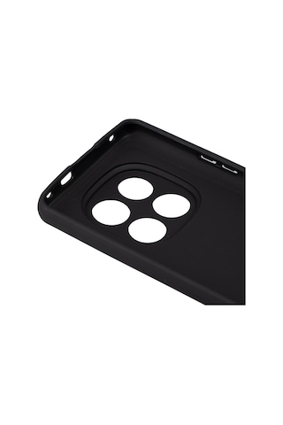 Zore Xiaomi Redmi Note 14 Pro Plus Uyumlu Kılıf Msra Biye Silikon-siyah Siyah