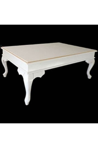 Orta Sehpa Lükens Aslan Model Ahşap Kayın Ayak Mdf Tabla Parlak