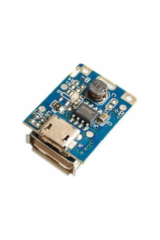 Powerbank Şarj Modülü + 3.7V 18650 Şarjlı Pil Micro Usb Converter