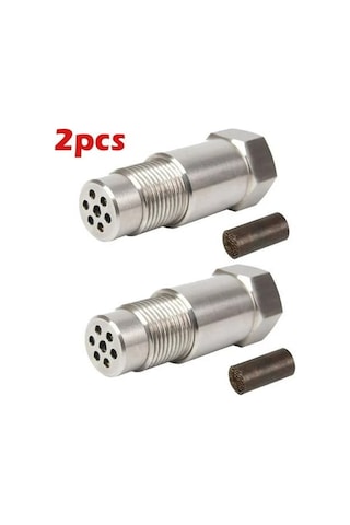 2 Paket O2 Sensörü, Oksijen Sensörü Araba Cel Fix Motor Arıza Işığı Giderici Adaptörü Oksijen M18x1.5