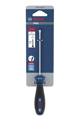 Bosch Pro 3.5x100 Mm Düz Tornavida Sl 1600a039s1