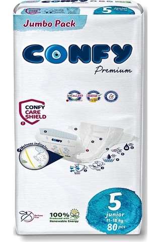 Premium 5 Numara Bebek Bezi Junior 11 - 18 Kg 80 Adet