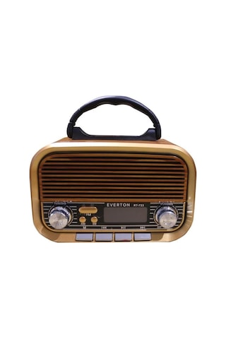 Everton Rt-723 Dijital Göstergeli Şarjlı Nostaljik Radyo Am-fm-sw Wıth Bt-usb-tf