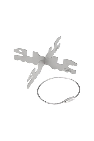 Reedark Lixada Titanyum Alkollü Ofis Ayakçısı - Ta6216-1, Kamping/fişiç İçin Hafif Ve Kompakt Altyapı 20g Gümüş