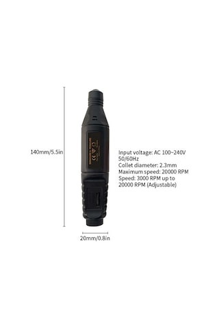 Didadodo Profesyonel Elektrikli Oyma, Parlatma Ve Tırnak Bakım Kalemi - Çok Amaçlı Kullanım