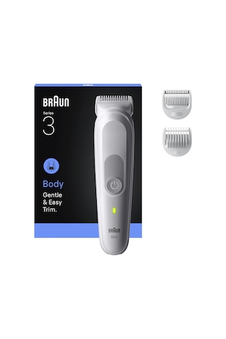 Braun Vücut Tıraş Makinesi Series 3, +3 Aksesuar, Su Geçirmez, Bg3530 8 Saat