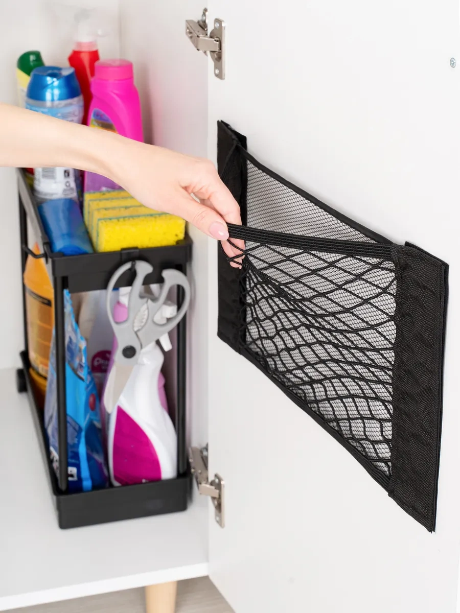 Uutnoe Vrema Raf İçin Çekmeceli Depolama Seti Ve Askılı Düzenleyici 326634355 Siyah