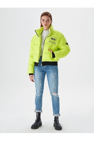 Ltb Bobaba Kadın Mont-5387 Fosfor Yeşil