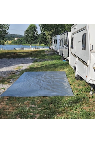 2k 200x250 Cm Su Geçirmez 230gr/m² Karavan Zemin Örtüsü Çok Renkli