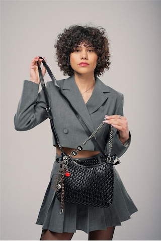 Ççs Kadın 17802 Omuz Çantası Siyah