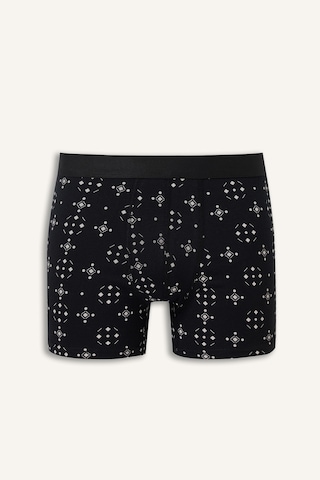 Defacto Regular Fit Geometrik Desenli 3lü Boxer I3046ax26aunv135 Lacivert-nv135
