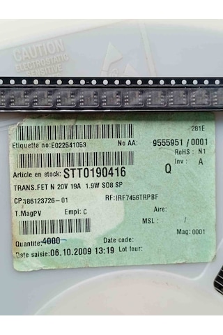 Irf7456tr-pbf 16a 20v Soıc8 Mosfet Transistör 4 4 Adet