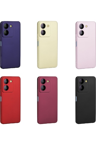 Vivo Y36 4g Kılıf Zore Premier Silikon Kapak Siyah