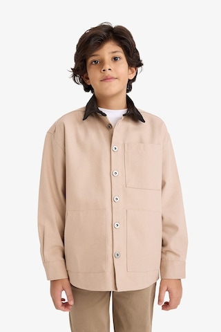 Defacto Erkek Çocuk Gömlek Yaka Gabardin Ceket G6419a826spbg731 Bej-bg731