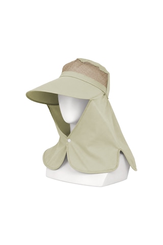 Ense Korumalı Outdoor Şapka - Fileli - Bej - Savex Çok Renkli Ense Korumalı Outdoor Şapka - Fileli - Bej - Savex Çok Renkli