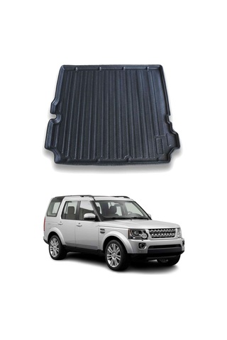 Land Rover Discovery Iıı - Iv 2005-2016 Arası Uyumlu Araca Özel Kauçuk Tpe Bagaj Havuzu Siyah
