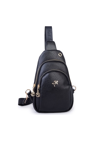 Nas Bag Kadın Crossbody Bag Bel Ve Body Bag Siyah Victoria