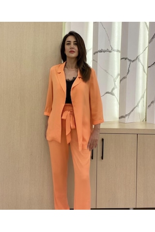 Blazer Viskon Ceket Turuncu - 36 Turuncu