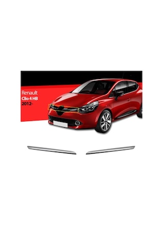 Renault Clio 4 Hb Krom Ön Panjur 2 Parça 2012 ve Üzeri (00) (ŞüsCarOto Aksesuar)