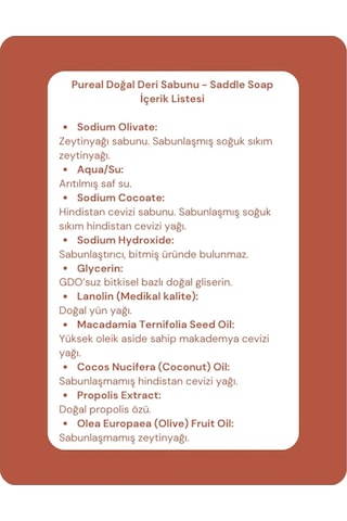 Pureal Doğal Deri Ayakkabı Temizleme Sabunu Diğer