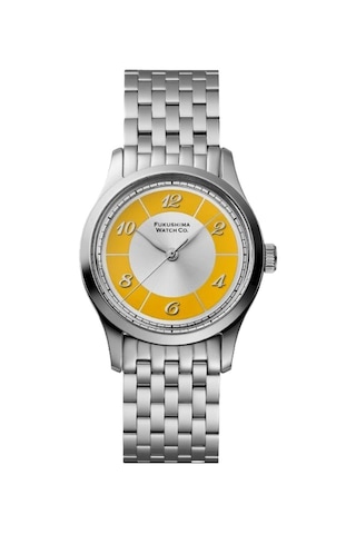 Futaba Sunshine Yellow Kol Saati Gümüş