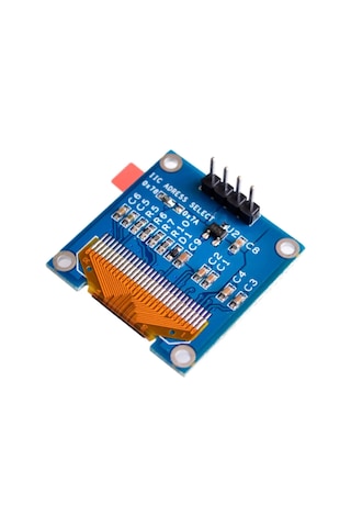 2-adet Oled Ekran 0.96" I2c Mavi, Monokrom