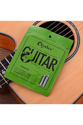 Orphee Tx620 Model 10-47 Akustik Gitar Tel Seti-Pena