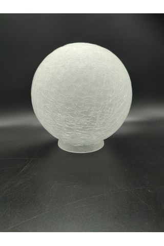 Osmanlı Avize Camı.grifli,mat,çap:20.00cm-yuvası:10.00cm Mat Buzlu