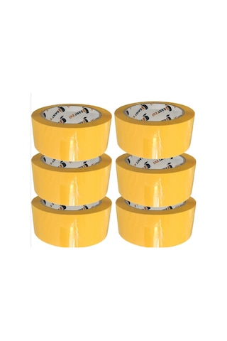 Sarı Koli Bandı 45 Mm 100 Mt 6 Adet Diğer