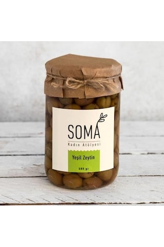 Yeşil Zeytin Boyasız Katkısız 500gr-2650