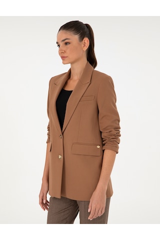 Pierre Cardin Kadın Kahverengi Ceket 50290403-vr029 Kahverengi