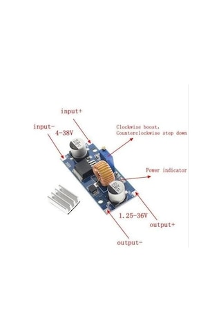 Rfkumanda-Xl4015 5A Ayarlanabilir Dc Dc Voltaj Düşürücü Modül, Step Down