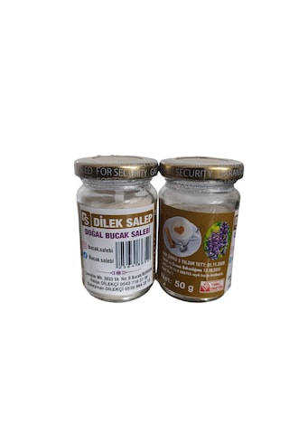 Meşhur Bucak Salebi,dilek Salep,salep 2x50g Kavanoz,saf Salep